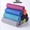 1-10 pcs Cooling Towel Instant Relief Microfiber Cool Towels Chilling Neck Wrap Ice Cold Rags Sports Fitness Camping Cycling.