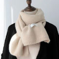 NEW 2025 Autumn And Winter  Korean Version Ing Style Solid Color Scarf Student Warm Knitted Versatile Couple Scarf. 