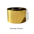 1 Roll Hot Stamping Foil Paper Width 4Cm/Length 120M Hot Foil Stamp Transfer Film for Leather Foiling Deco Fabric Box Lighting. 