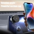 For Magsafe Magnetic Car Phone Holder Stand Suction Cup Magnet Car Mount Support Mobile Bracket For Car Dashboard Smartphone.
