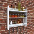 Wall mounted spice Rack, Kitchen organizer, Kitchen accessories. 