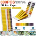 80-800PCS Professional 1-14 pH Litmus Paper Ph Test Strips Water Cosmetics Soil Acidity Test Strips Measuring With Control Card. 