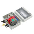 Full Copper Wire 1 in 1 Out DC 600V Photovoltaic Combiner Box Fuse MCB SPD Disconnect Switch for Solar Panel Installation. 
