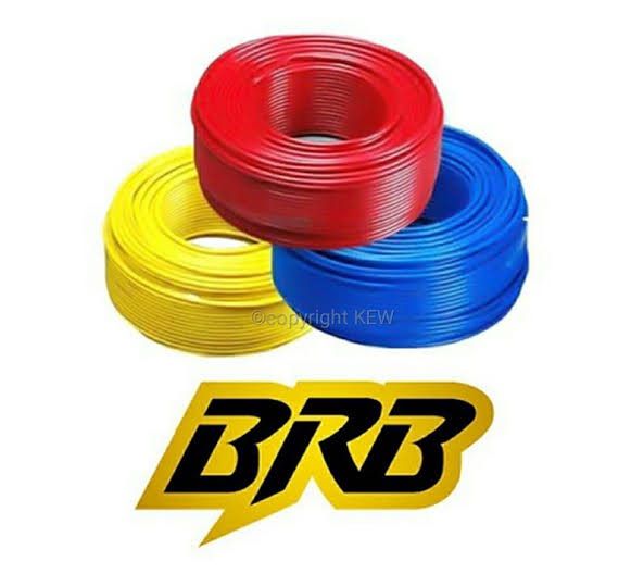 BRB Red Cable 1.5 rm BYA FR Skin Coated Single Core PVC Insulated Non-Sheathe