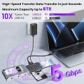 USB 3.0 to IDE and SATA Adapter, Universal External Hard Drive Adapter 2.5 or 3.5" SATA or IDE HDD SSD SATA to USB 3.0 Converter.