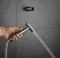 MUSLIM SHOWER STAINLESS STEEL WITH HOLDER AND 1 METER CHAIN. 