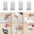 1pc Keyboard Cleaning Brush Bendable Cup Cover Groove Gap Brush. 