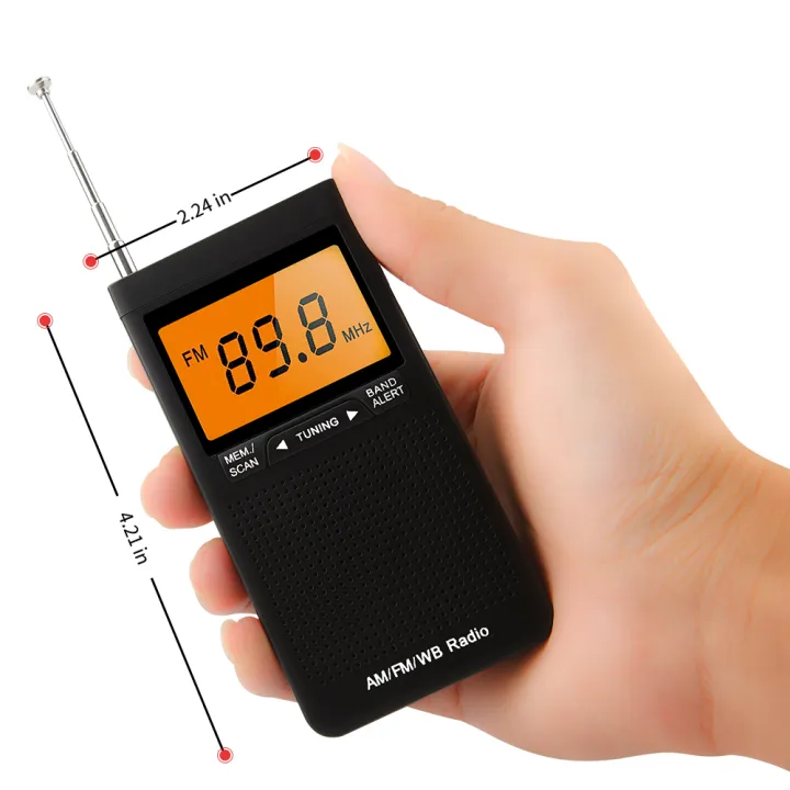 Portable%20Weather%20Radio%20FM%20AM%20NOAA%20Emergency%20Pocket%20Radio%20With%20Weather%20Warning%20Alarm%20Clock%20Auto-Search%20Channels%20Mini%20Hand%20Radio%20-%20Image%204