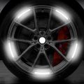 20pcs Car Wheel Reflective Stickers Tyre Warning Stickers 3D Car Wheel Stickers Racing Wheel Hub Decals for  Decorative Sticker. 