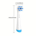 Replacement Toothbrush Brush Heads Compatible with Oral B IO Electric Toothbrush 2 3 4 5 6 7 8 9 10 Series Electric Toothbrushes.
