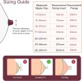 BornBL Breast Flange (2-Pack), Replacement Accessories for Wearable Breast Pump S9/S10/S12 Pro, Food-grade Silicone Shield Funel.