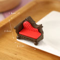 1/12 Dollhouse Simulation Mini Furniture Model Dollhouse Living Room Scene Decoration Dolls House Ornament Pretend Play Toys.