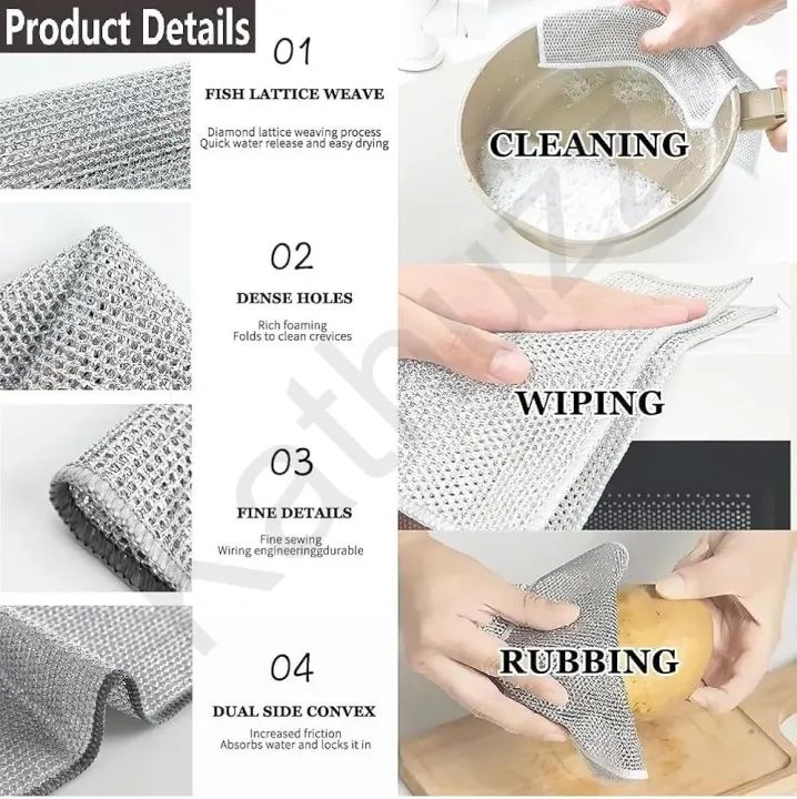 Multipurpose%20Wire%20Dishwashing%20Rags%20for%20Wet%20and%20Dry%20Stainless%20Steel%20Scrubber%20Non-Scratch%20Wire%20Dishcloth%20for%20Washing%20Dishes%20Sinks%20Counters%20Easy%20Rinsing%20Machine%20Washable%20Pack%20Of%203%20-%20Image%204