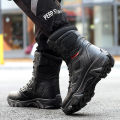 Men Waterproof Tactical Boots Army Shoes High Quality Male Military Outdoor Work Women Unisex Training Lace UpRapid Response.