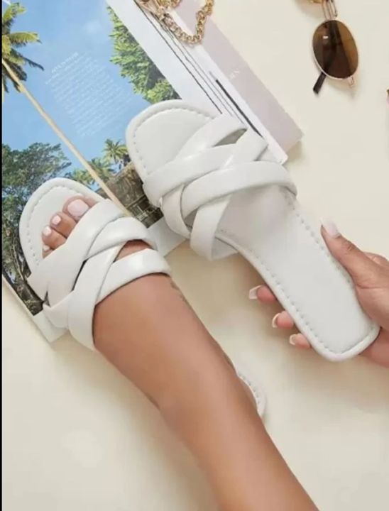 Women's%20Flat%20Sandal%20Summer%20Breathable%20Hollow%20out%20Slip-On%20Casual%20Comfortable%20PU%20Leather%20Sandals%20-%20Image%208