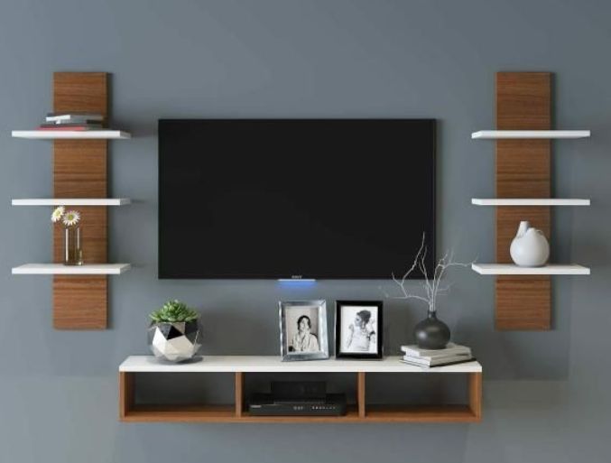 Tv console tv shelves for tv and media storage ,storage shelf ,with beautiful design
