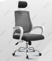(FP-M-27-)Executive Office Chair White Body  [V-MESH] with Headrest good quality. 