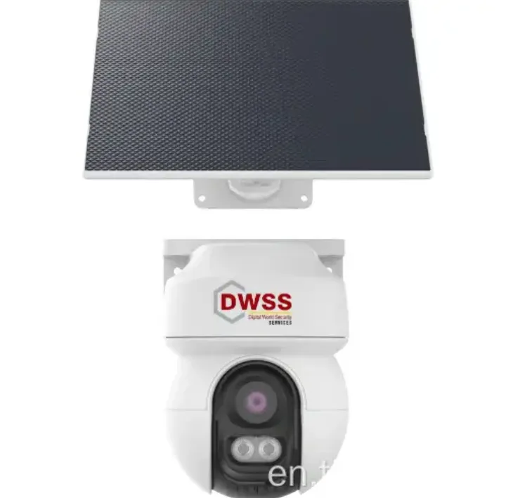 DWSS 3MP Full-Color 4G Solar Powered PTZ Security Camera – 1296p ...