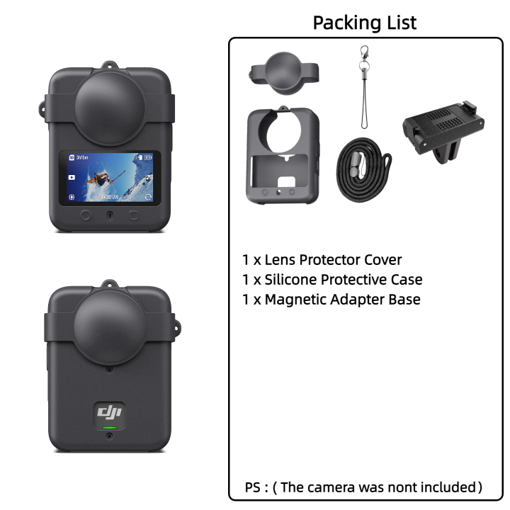 For%20%20Osmo%20360%20Camera%20Accessory%20Kit%20Lens%20Guard/Silicone%20Protective%20Cover/Screen%20Protectors/Case/Magnetic%20Adapter%20Base%20-%20Image%207