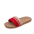 Summer Women Slippers Anti-Slip Home Slippers Lightweight Shoes Women Indoor Linen Slippers Soft Shoes. 
