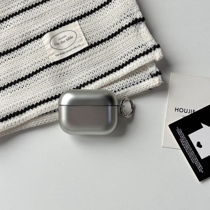 Fashion%20Simple%20Electroplated%20Silver%20Matte%20and%20Glossy%20Protective%20Earphone%20Case%20with%20Metal%20Ring%20for%20AirPods%205%201%202%203%204%20Pro2%20Pro3%20-%20Image%203