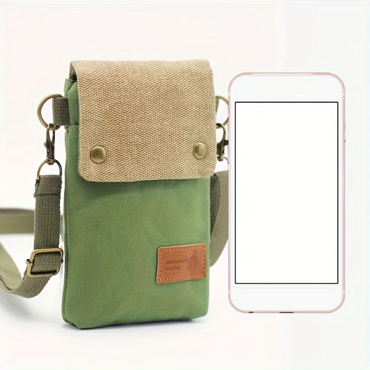 Solid%20Color%20Canvas%203%20Layer%20Crossbody%20Cell%20Phone%20Bag%20Simple%20Cloth%20Women's%20Bag%20Fashion%20Satchel%20Shoulder%20Coin%20Purse%20-%20Image%204