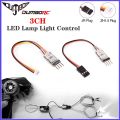 DUMBORC 3CH RC Light Controller Module LED Switch Panel System Turn on/off XH1.5/JR for RC Mini Car Fixed-wing Aircraft Parts. 