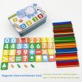 Kids Teaching Aids Plus Subtraction Toy Early Teaching Number Learning Digital Arithmetic Stick. 