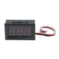 2 / 3 Wires 0.56 Inch Mini Red Green Blue LED Display Panel Voltage Meter Voltmeter Home Use Voltage 3 Three Digital DC 4.5V 30V. 