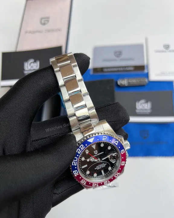 Pagani%20Design%20PD1662%20GMT%20Master%20I%20Pepsi%20Oyster%20Bracelet%20Blue%20Red%20-%20Image%204