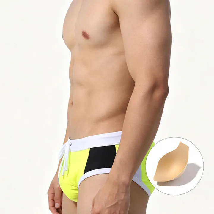 Mens%20Boxer%20Swim%20Briefs%20Stylish%20%203D%20Contour%20Pouch%20Color%20Block%20Panel%20Design%20Elastic%20Waist%20Quick%20Dry%20Drawstring%20Swimwear%20-%20Image%207