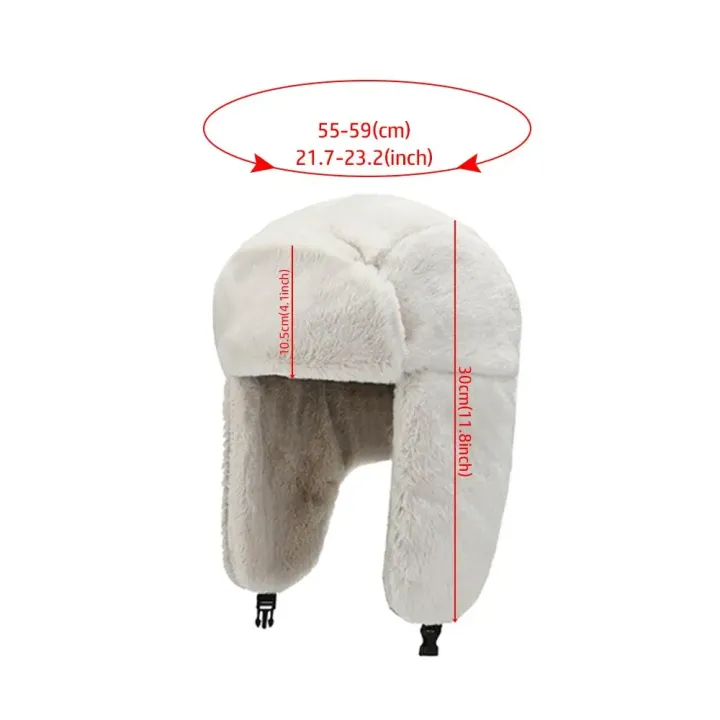 Men%20Women%20Thick%20Plush%20Bomber%20Hat%20Warm%20Winter%20Hat%20Trapper%20Hats%20Russian%20Ushanka%20Snow%20Caps%20Earflap%20Bonnet%20-%20Image%206