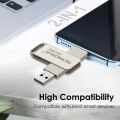 2 in 1 Premium metal body Pendrive (USB 2.0 / 3.0).