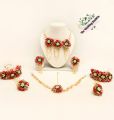 Artificial flowers Jewellery set. 