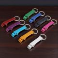 Fashion Multi Color Metal Bottle Opener Beer Keychain Trendy Men Women High Quality keychain Multifunctional  Keyring Chain Gift. 