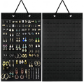 Wall Hanging Brooch Display Stand Felt Enamel Pin Badge Button Storage Holder Necklace Earring Hanging Organizer. 
