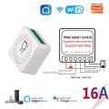 Mini 16A WiFi Switch Works with Tuya Smart Life App 2 Way Control Smart Home Automation Module Interruptor Work for Alexa .