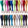 High Elastic Skinny Leggings Pencil Pants Slim Plus Size Trousers Shiny Yoga Pant For Female Sexy Skin Friendly Tight Legging. 
