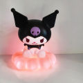 New Japan Style Sanrios Night Light Enamel Cloud Cartoon Kuromi Cinnamoroll Pochacco Small Table Light Illuminating Decoration. 