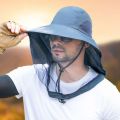 Fashion Unisex Foldable Mosquito Hat With Hidden Net Mesh Repellent Insect Bee Protection Casual Outdoor Sunscreen Fishing Cap. 