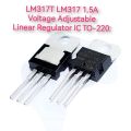 3 PCS LM317T LM317 1.5A Voltage Adjustable Linear Regulator IC TO-220:. 