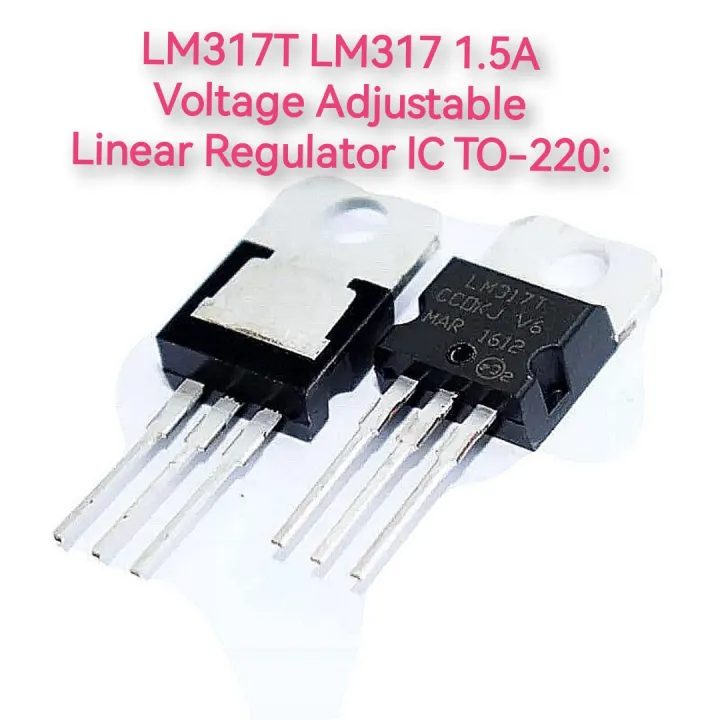 3%20PCS%20LM317T%20LM317%201.5A%20Voltage%20Adjustable%20Linear%20Regulator%20IC%20TO-220:%20-%20Image%203