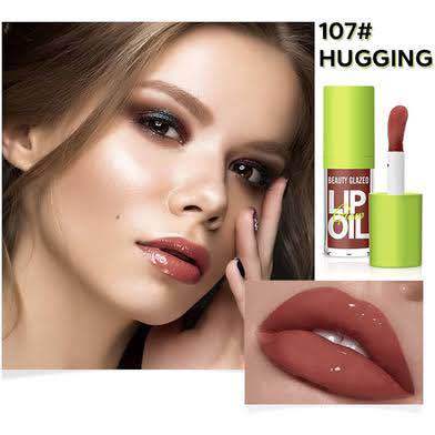 Beauty Glazed Glow Lip Oil - 4g-107#(Hugging )