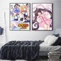 1PC Nekopara Anime Classic Anime Poster Self-adhesive Art Waterproof Paper Sticker Coffee House Bar Room Wall Decor. 