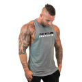 Running Vests Gym Bodybuilding Sleeveless Shirt Men's Fitness Tank Tops Workout Muscle Stringer Cotton Breathable Singlet.