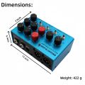 MOSKYAUDIO Bright Flame Multi Guitar Amp Simulator Pedal, Professional Stereo Cabinet Sim Box with Preamp DI Function Pedalboard. 