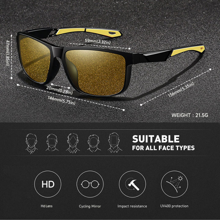 Fashion%20Vintage%20Square%20Frame%20Unisex%20Night%20Vision%20Glasses%20Reduce%20Visual%20Fatigue%20Lenses%20Anti-Glare%20Anti%20reflective%20UV400%20Eyewear%20-%20Image%203
