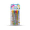 6 Colour Glitter Pen Set. 