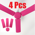 Pink Fan Cover for Ceiling Fan with Motor Protection – Reusable Dustproof Non-Woven Fabric – Fits All 3-Blade Fans – Easy to Wash, Blocks Dirt, Moisture & Insects. 