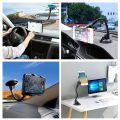 360° Rotating Car Phone Holder Universal Windshield Dashboard Mount Cellphone Stand  GPS Phone Flexible Bracket Auto Accessories. 